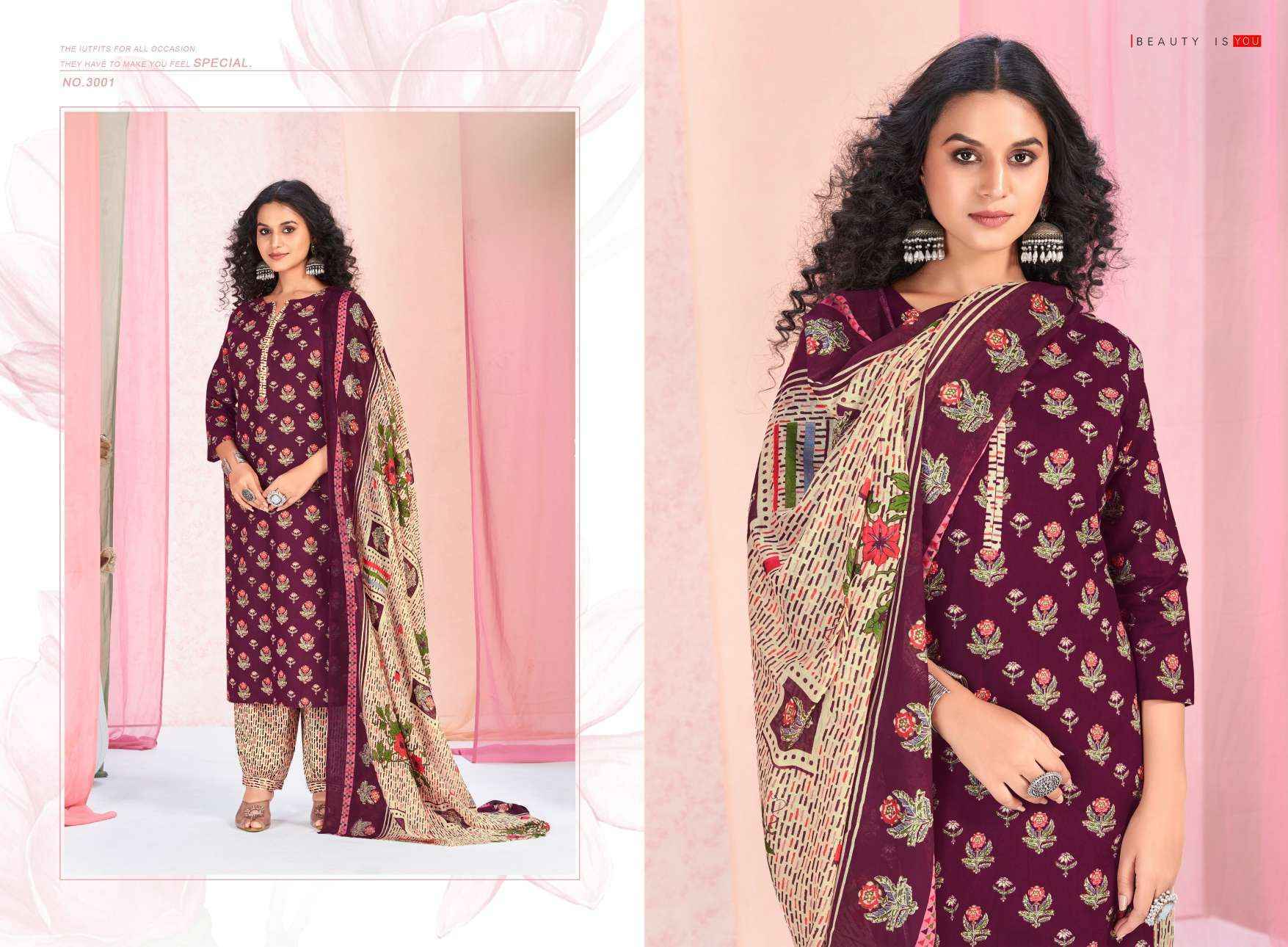 Suryajyoti Priyal Vol 3 Readymade Cotton Dress 8 pcs Catalogue