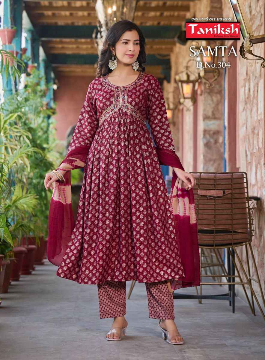 Taniksh Samata Vol 3 Rayon Kurti Combo 8 pcs Catalogue