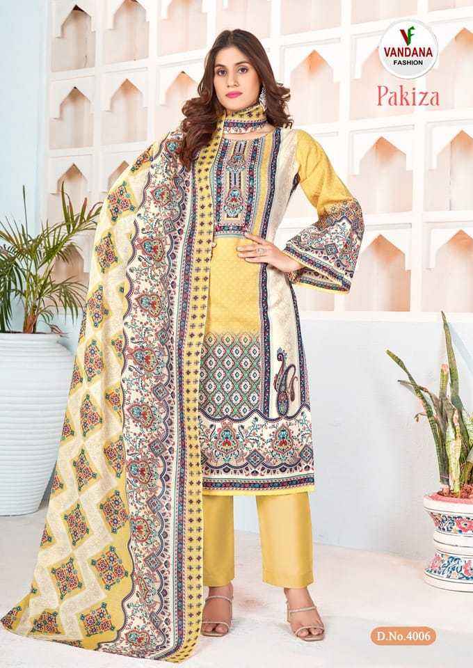 Vandana Fashion Pakiza Vol 4 Cotton Dress Material 10 pcs Catalogue