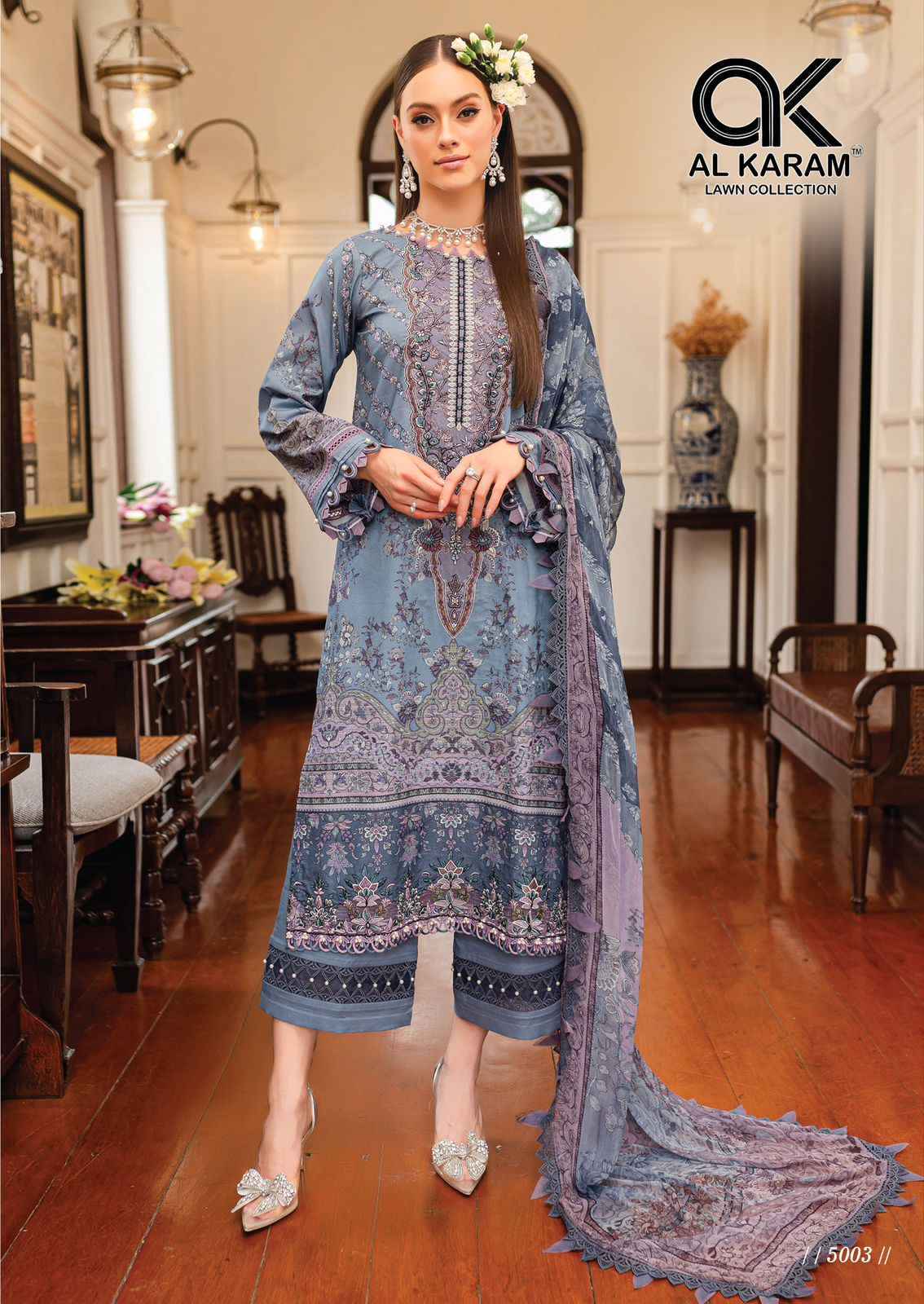 AL Karam Queens Court Vol 5 Cotton Dress Material 6 pcs Catalogue