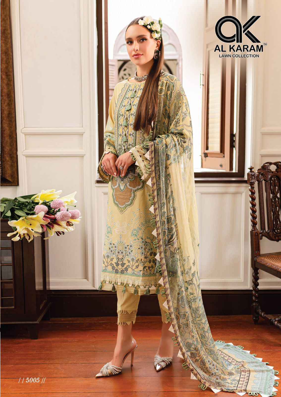 AL Karam Queens Court Vol 5 Cotton Dress Material 6 pcs Catalogue