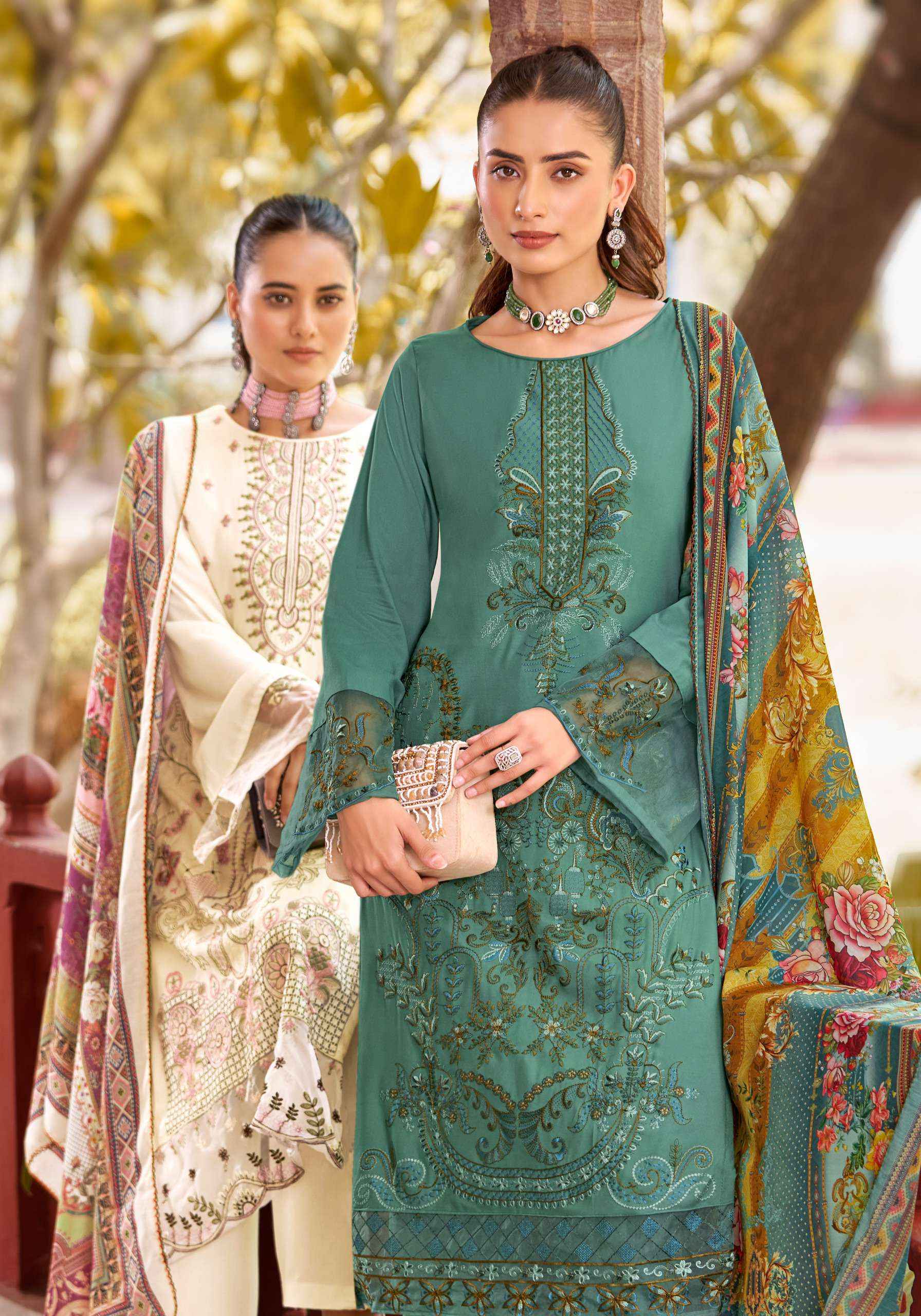 Alok Zaha Viscose Rayon Dress Material Best Designer Ladies Cloths