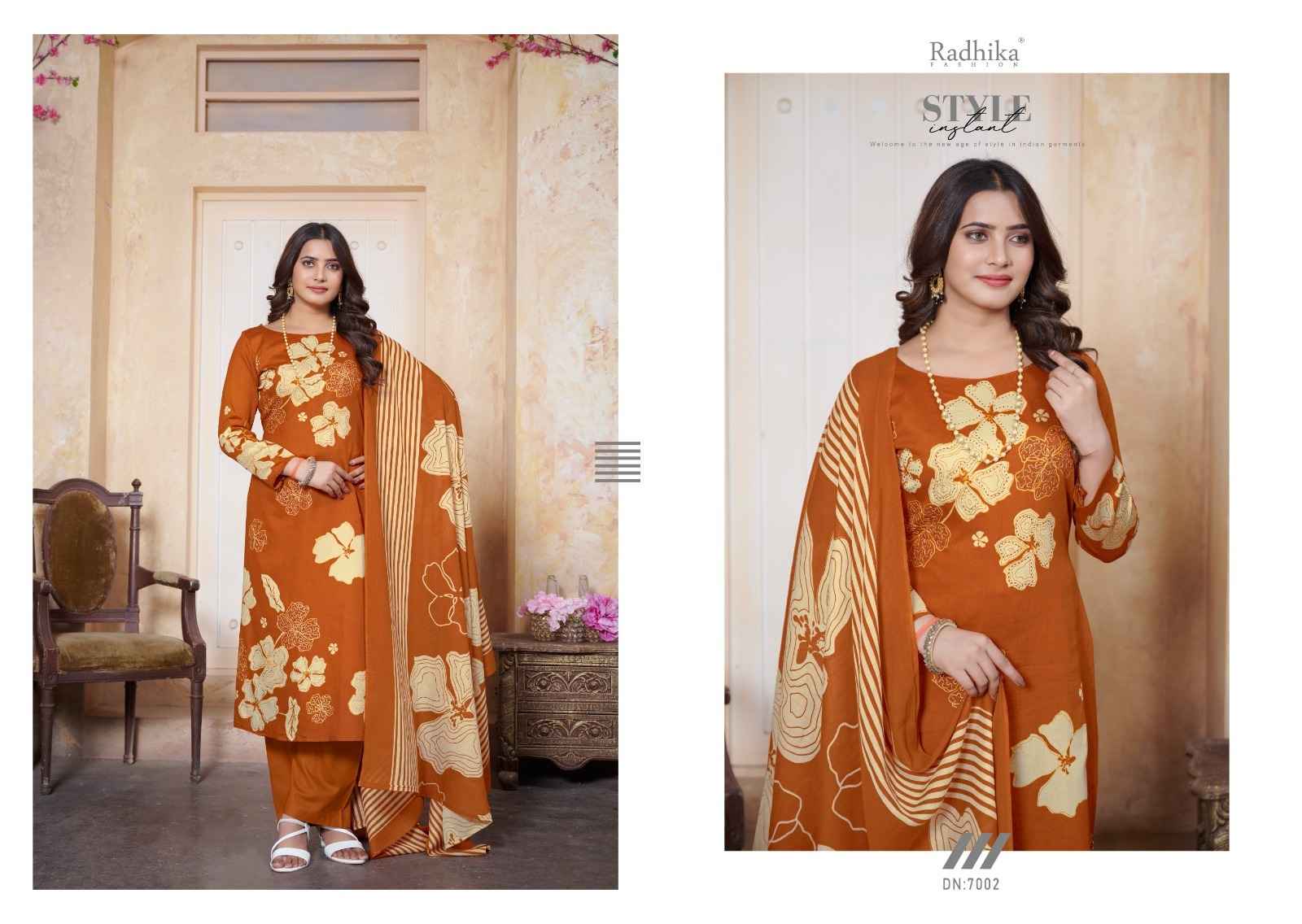 Azara Gulbhag Vol 3 Cotton Dress Material 6 pcs Catalogue