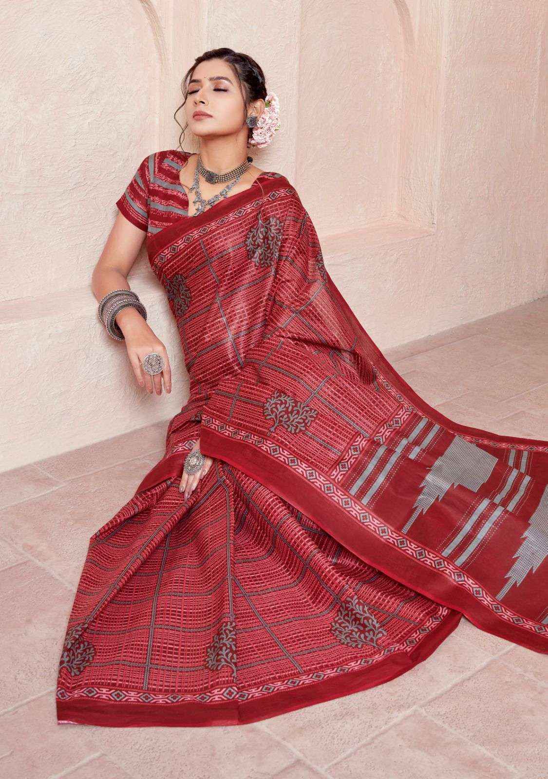 Balaji Leelavati Vol 13 Cotton Saree 20 pcs Catalogue
