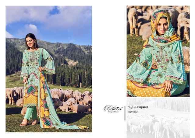 Beliiza Aalia Cotton Dress Material 8 pcs Catalogue