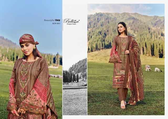 Beliiza Aalia Cotton Dress Material 8 pcs Catalogue