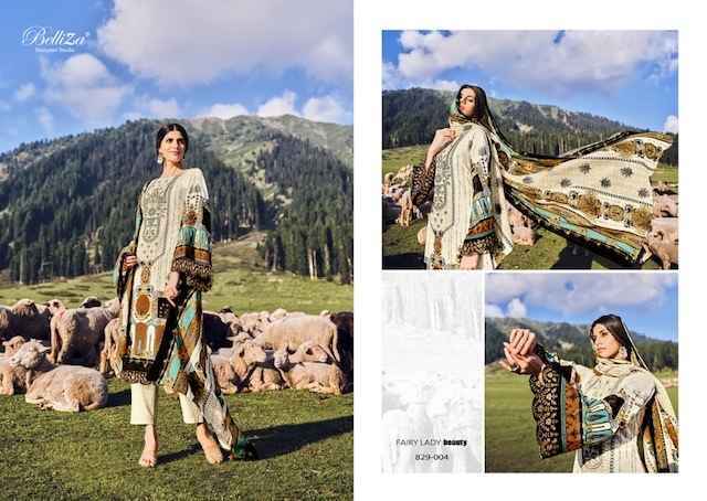 Beliiza Aalia Cotton Dress Material 8 pcs Catalogue