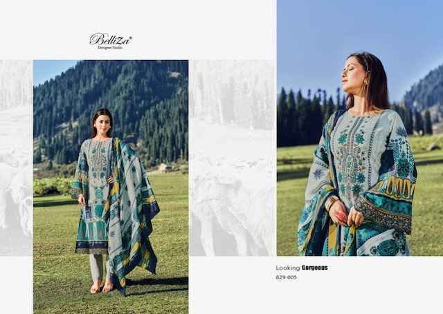 Beliiza Aalia Cotton Dress Material 8 pcs Catalogue