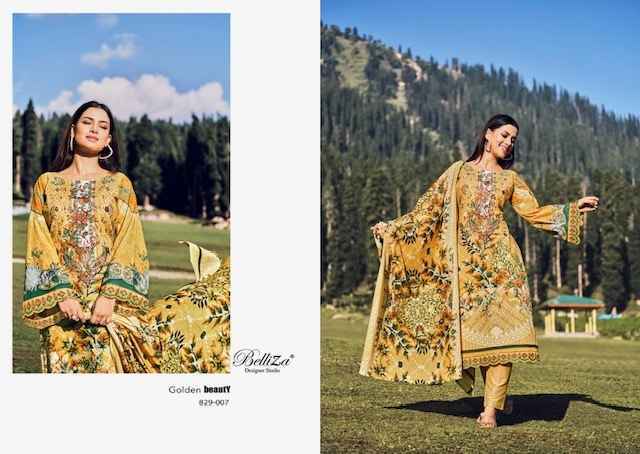 Beliiza Aalia Cotton Dress Material 8 pcs Catalogue