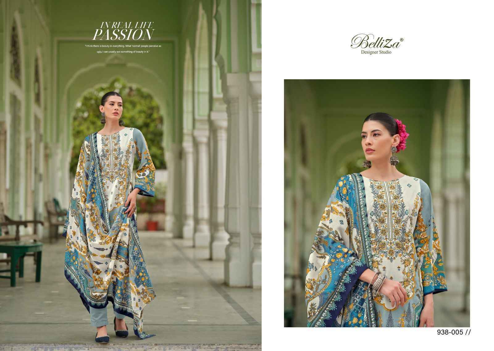 Belliza Naira Vol 60 Cotton Dress Material 8 pcs Cataloge