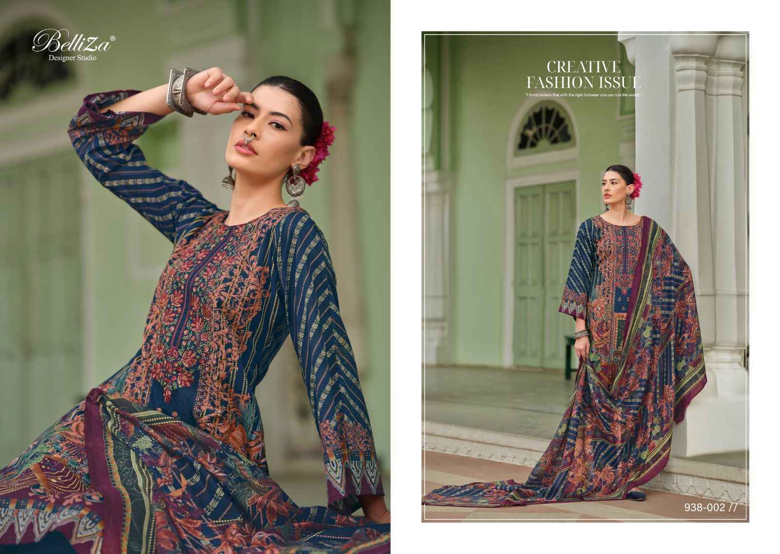 Belliza Naira Vol 60 Cotton Dress Material 8 pcs Cataloge