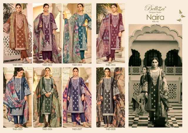 Belliza Naira Vol 62 Cotton Dress Material 8 pcs Cataloge