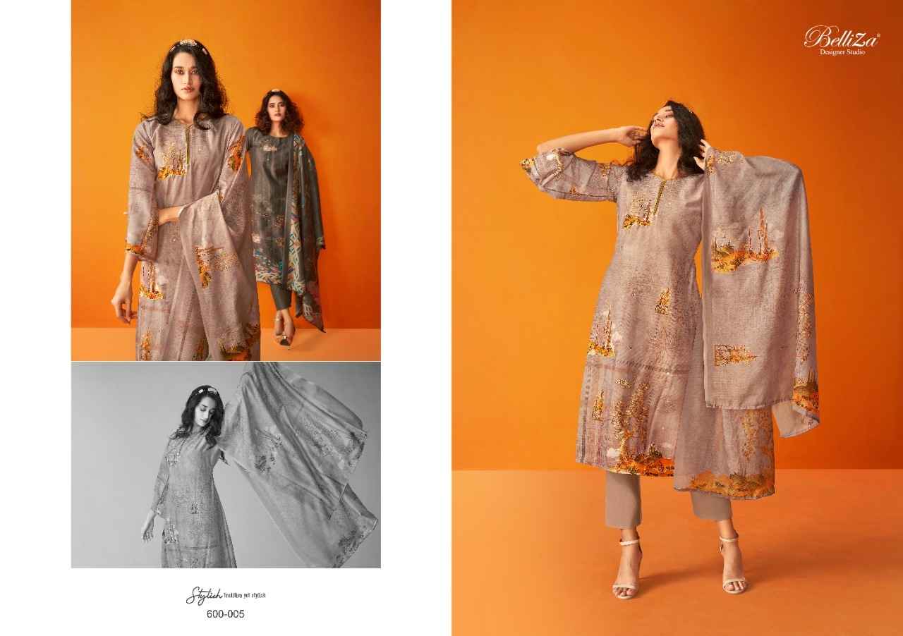 Belliza Nature Muslin Dress Material 8 pcs Catalogue