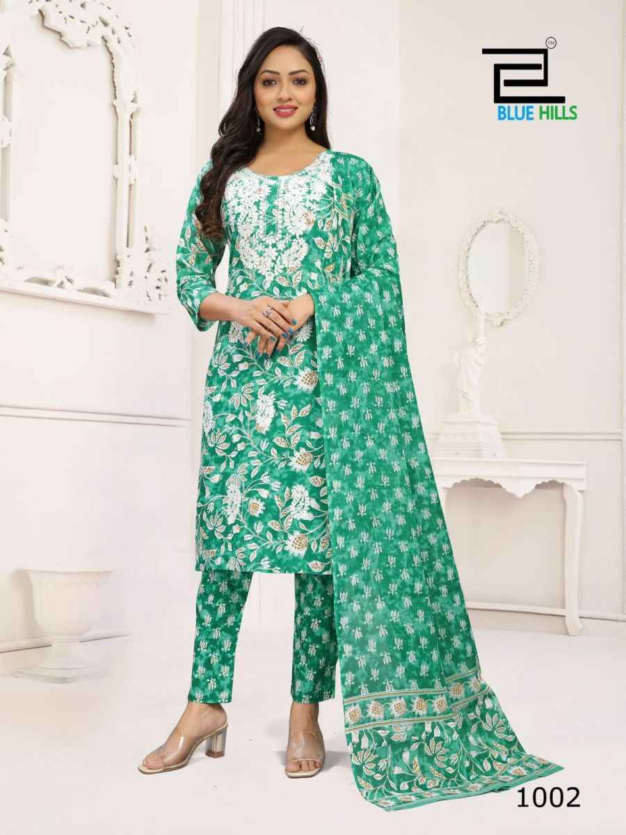 Blue Hills Kanika Vol 3 Cotton Kurti Combo 4 pcs Catalogue