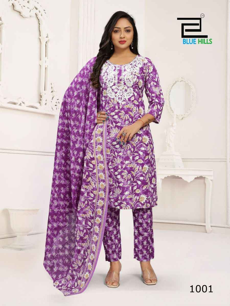 Blue Hills Kanika Vol 3 Cotton Kurti Combo 4 pcs Catalogue