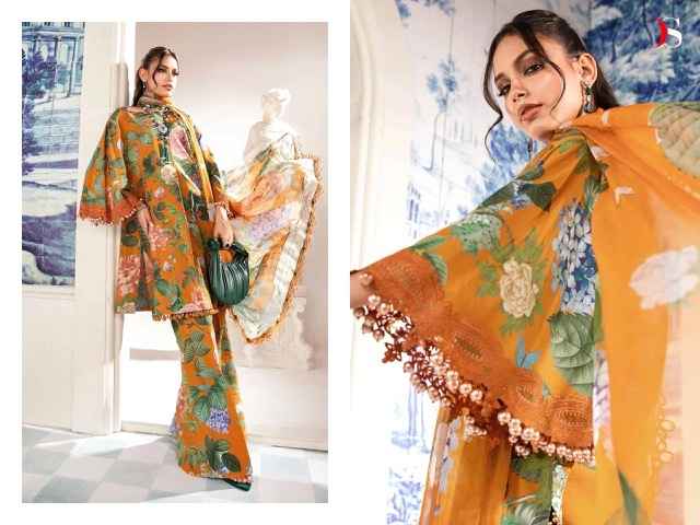 Deepsy Maria B M Prints 24 3 Cotton Dress Material 7 pcs Catalogue