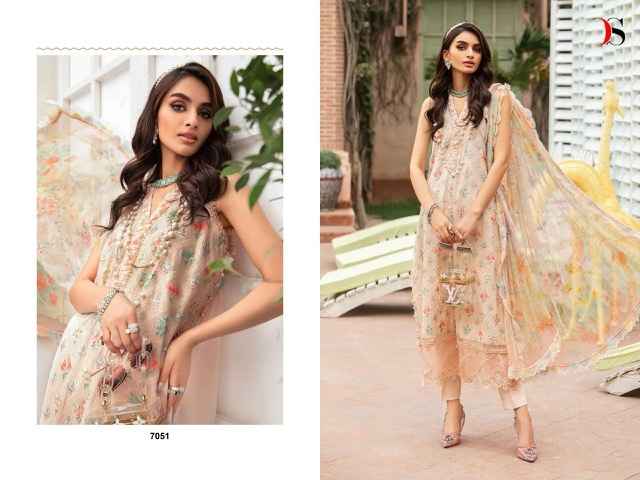 Deepsy Maria B M Prints 24 3 Cotton Dress Material 7 pcs Catalogue