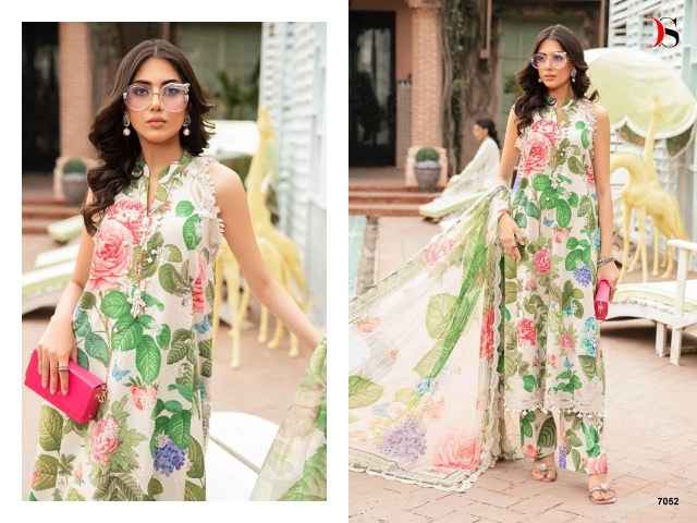 Deepsy Maria B M Prints 24 3 Cotton Dress Material 7 pcs Catalogue