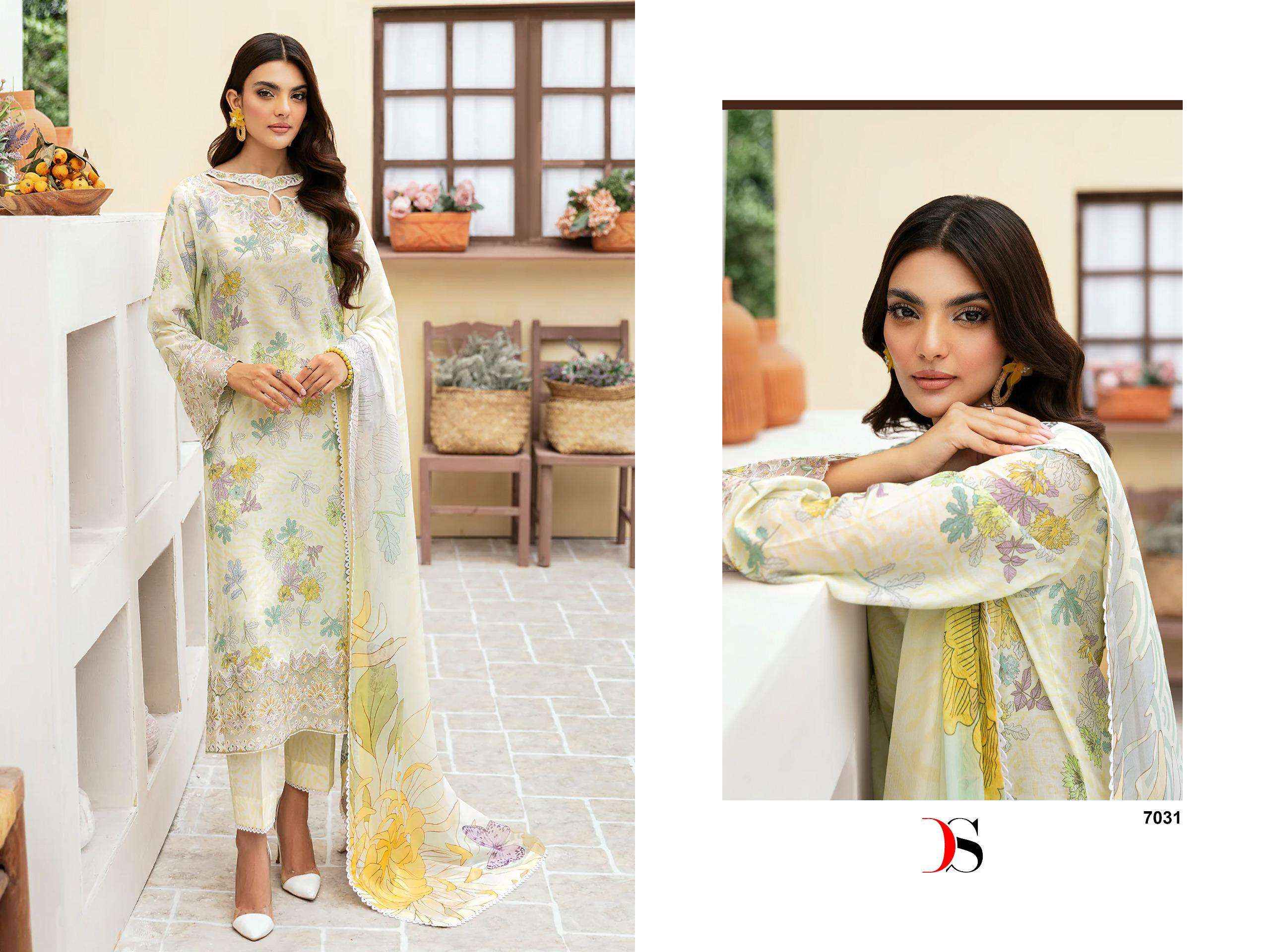 Deepsy Ramsha Rangrez Luxury Lawn 24-3 Cotton Dress Material 6 pcs Catalogue