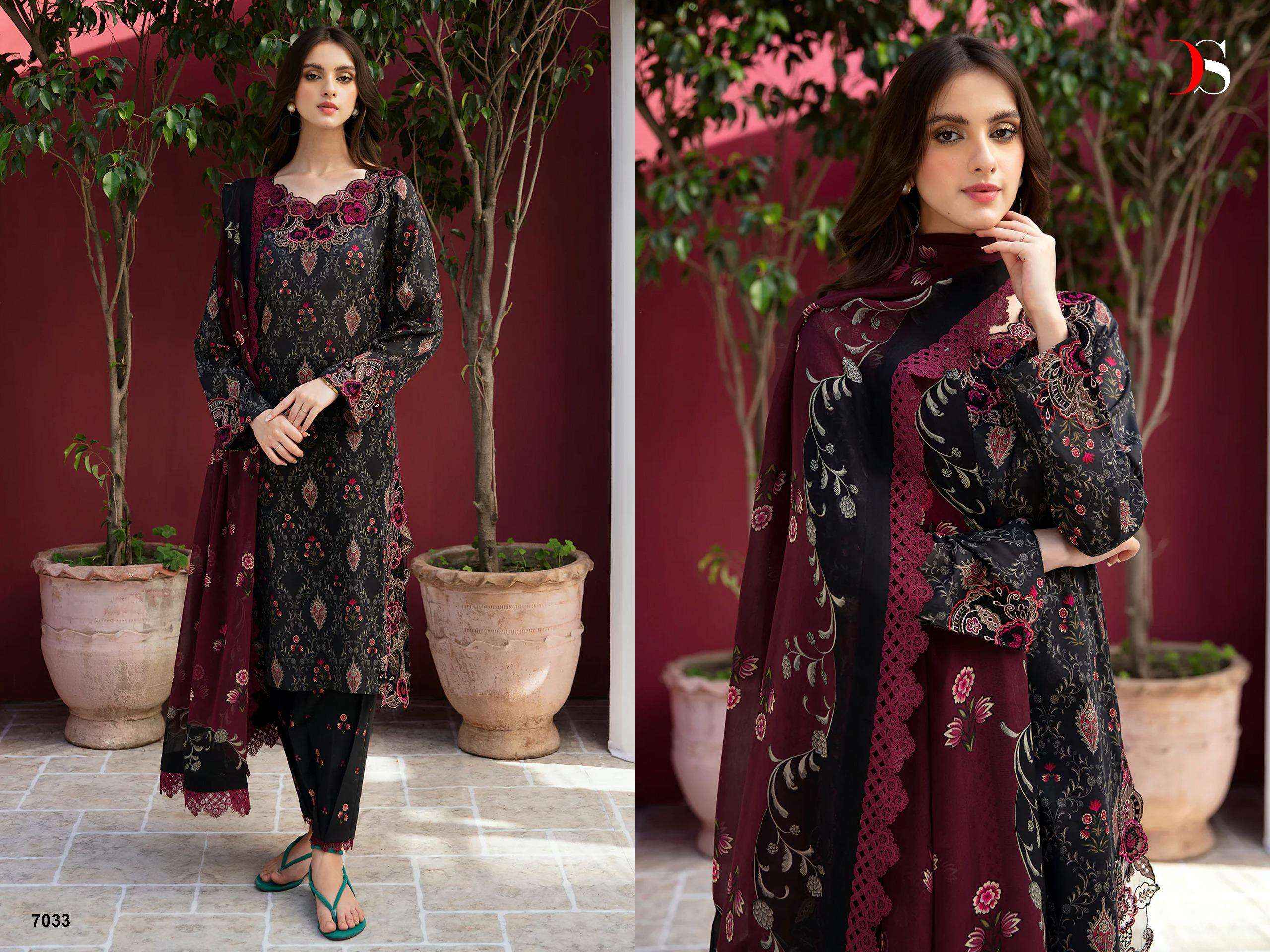 Deepsy Ramsha Rangrez Luxury Lawn 24-3 Cotton Dress Material 6 pcs Catalogue