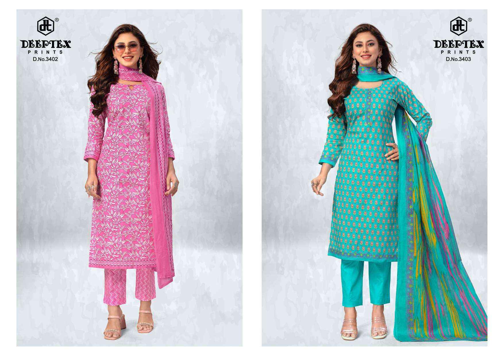 Deeptex Chief Guest Vol 34 Cotton Dress Material 15 pcs Catalogue