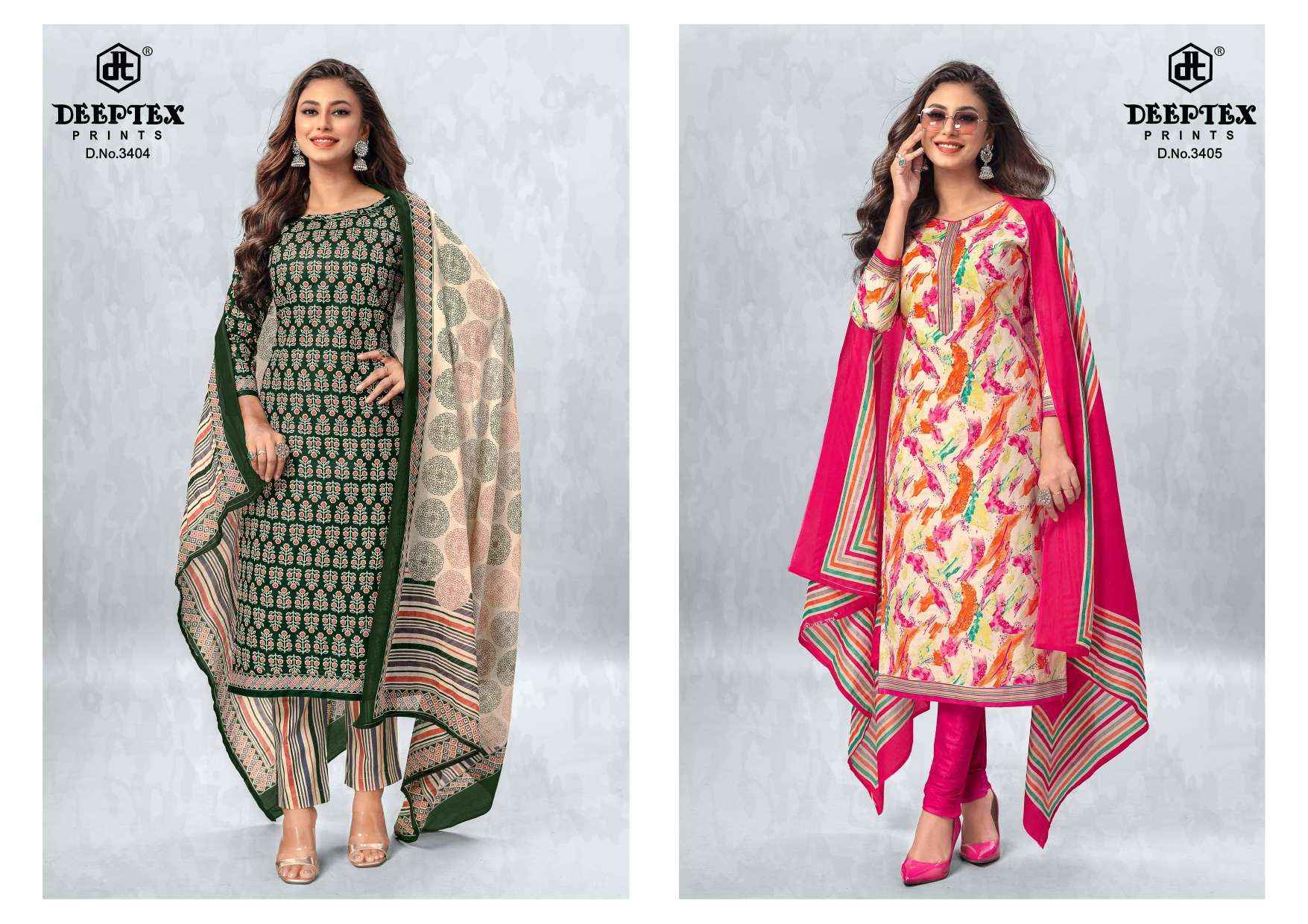 Deeptex Chief Guest Vol 34 Cotton Dress Material 15 pcs Catalogue