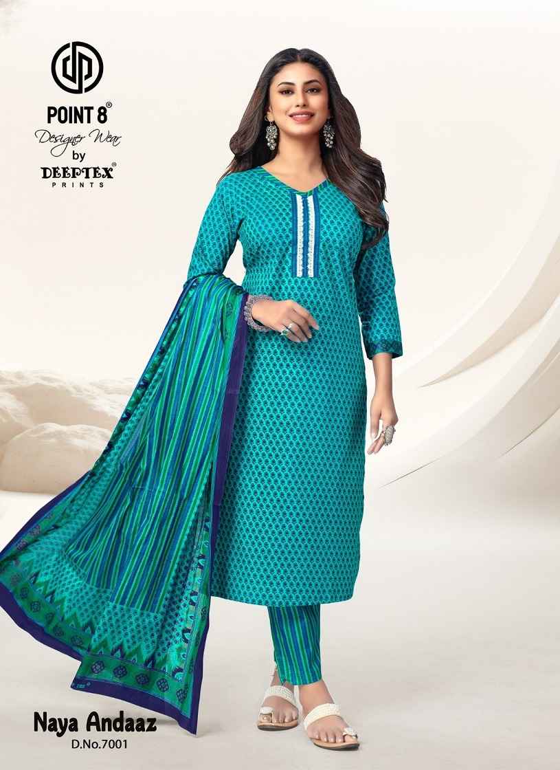 Deeptex Naya Andaaz Vol 7 Cotton Kurti Combo 10 pcs Catalogue