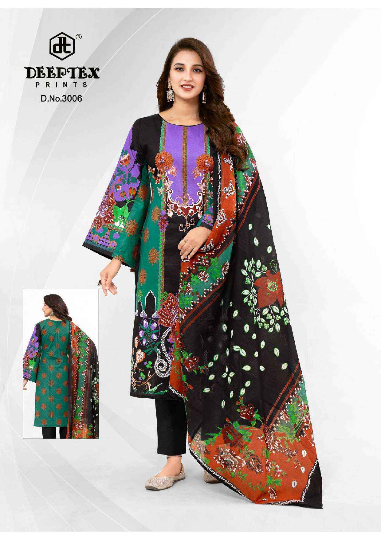 Deeptex Roohi Zara Vol 3 Lawn Cotton Dress Material 8 pcs Catalogue