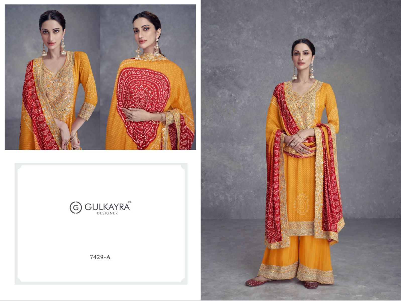 Gulkayra Designer Takshvi Readymade Chinon Dress 2 pcs Catalogue