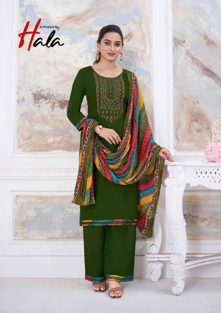 Hala Nigaar Vol 1 Rayon Dress Material 8 pcs Catalogue