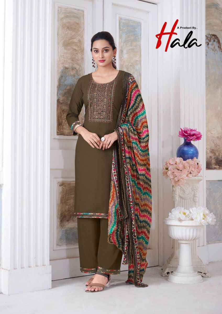 Hala Nigaar Vol 1 Rayon Dress Material 8 pcs Catalogue