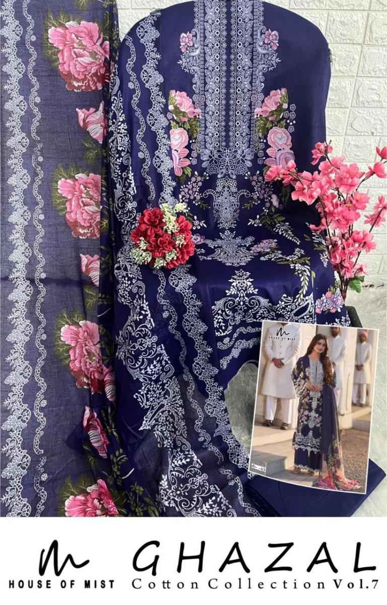 House Of Mist Ghazal Cotton Collection Vol-7 Cotton Dress Material 6 pcs Catalogue