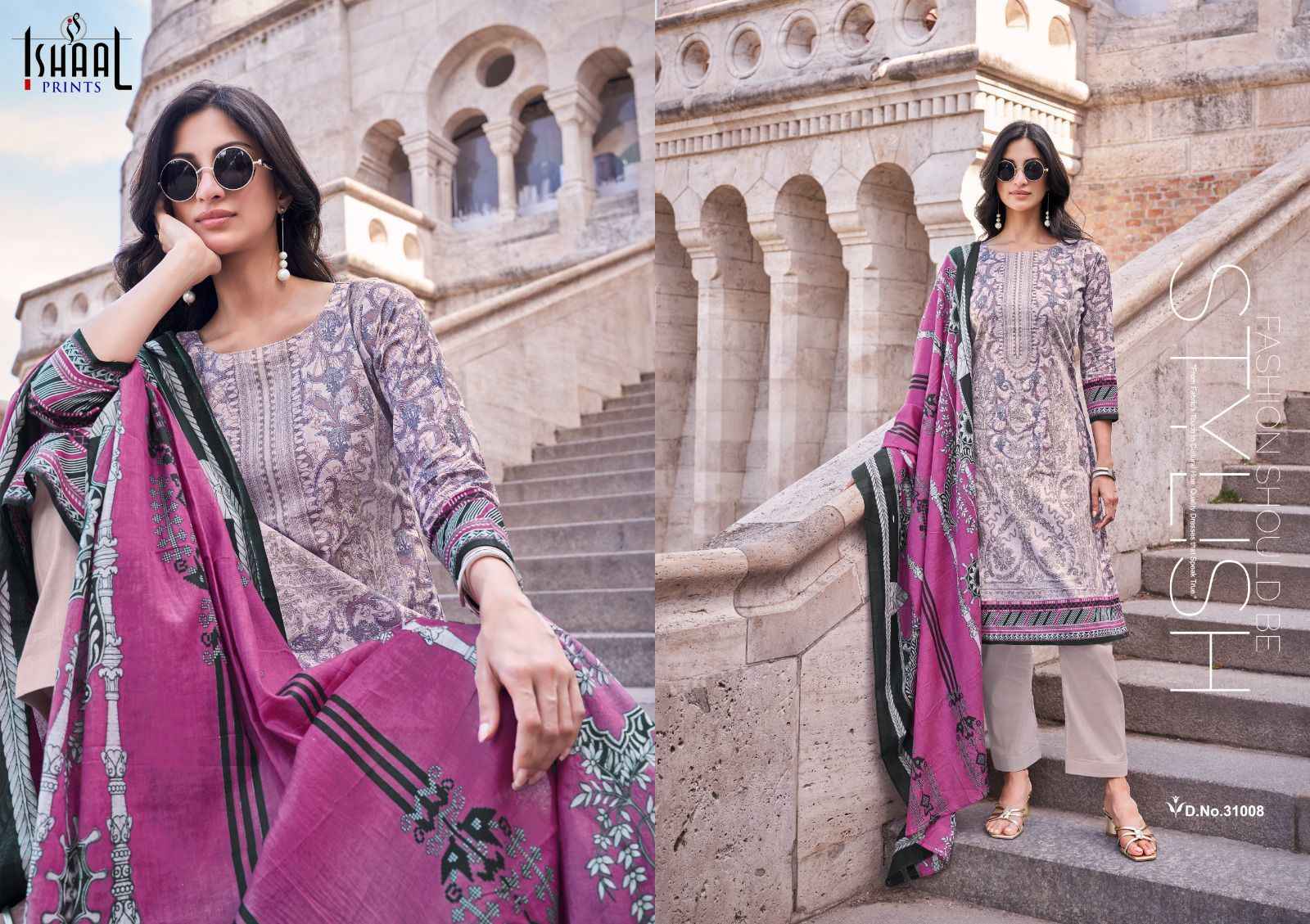 Ishaal Prints Gulmohar Vol 31 Lawn Dress Material 10 Pc Catalouge