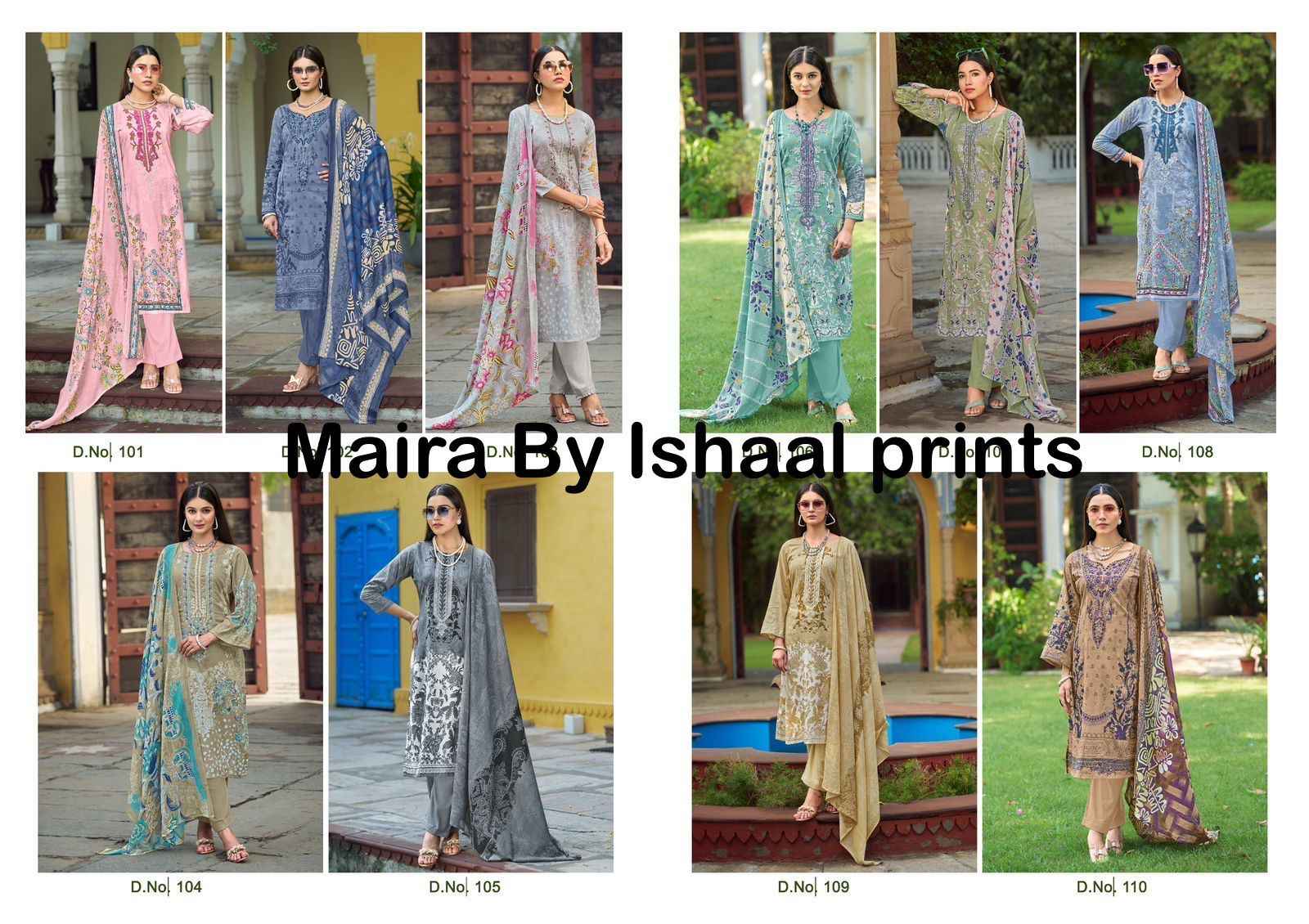 Ishaal Prints Maria Vol 1 Cotton Dress Material 10 pcs Catalogue