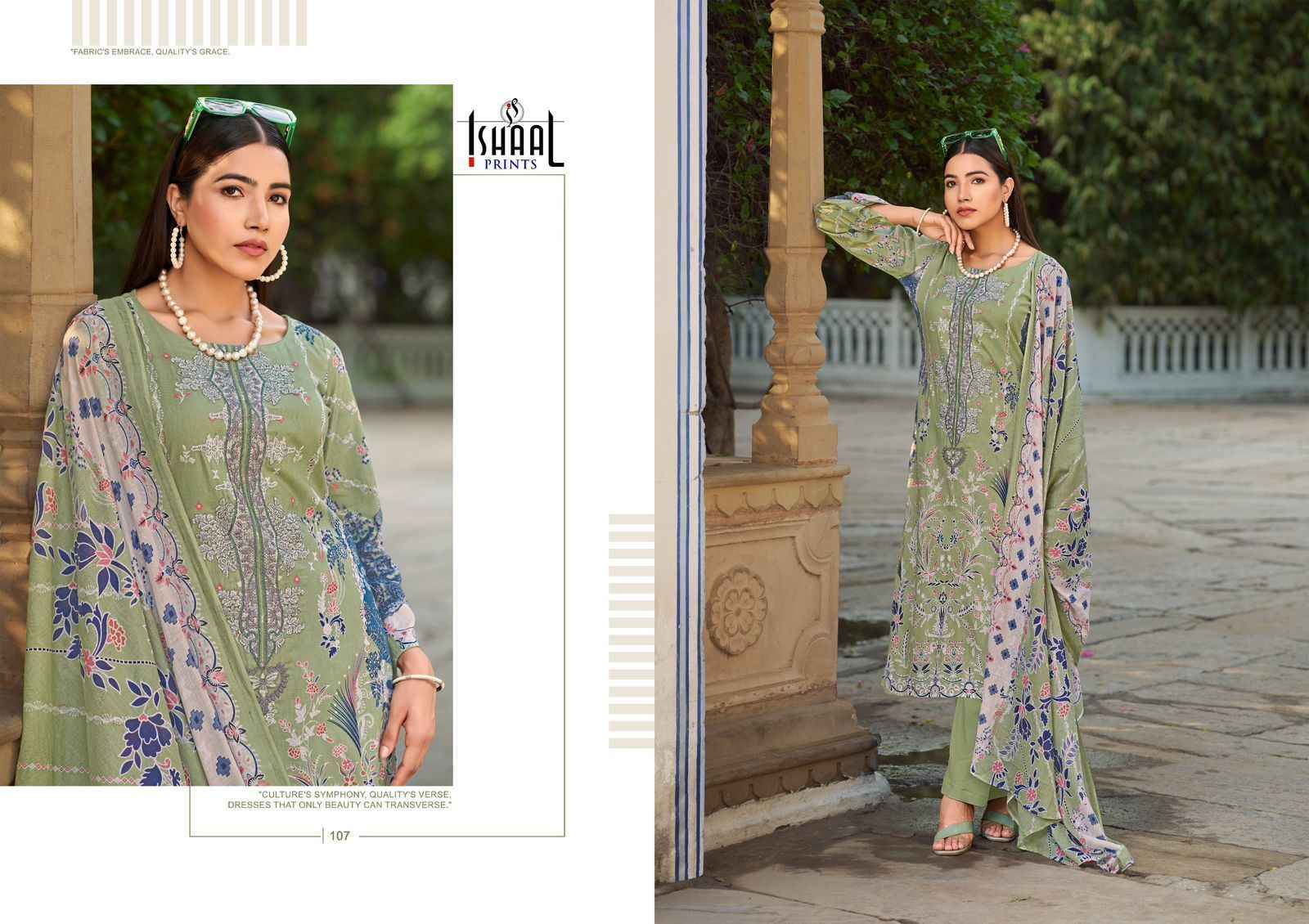 Ishaal Prints Maria Vol 1 Cotton Dress Material 10 pcs Catalogue