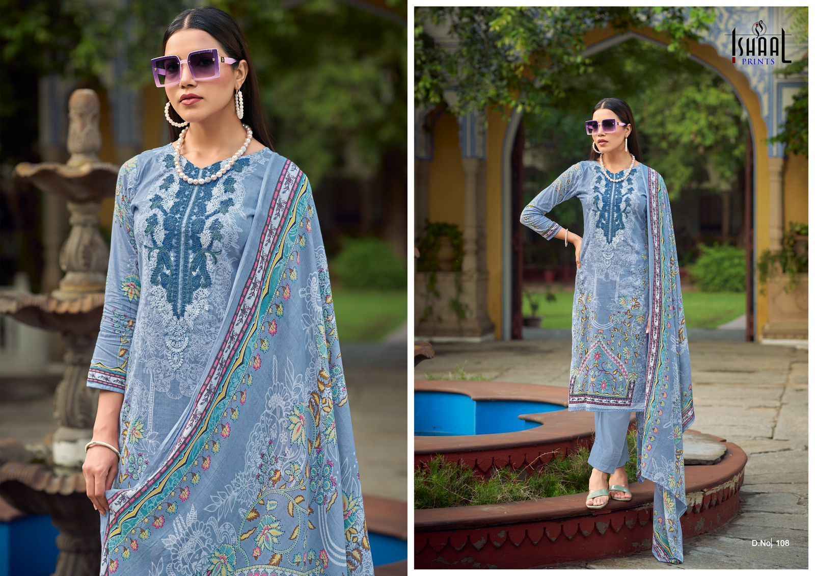 Ishaal Prints Maria Vol 1 Cotton Dress Material 10 pcs Catalogue