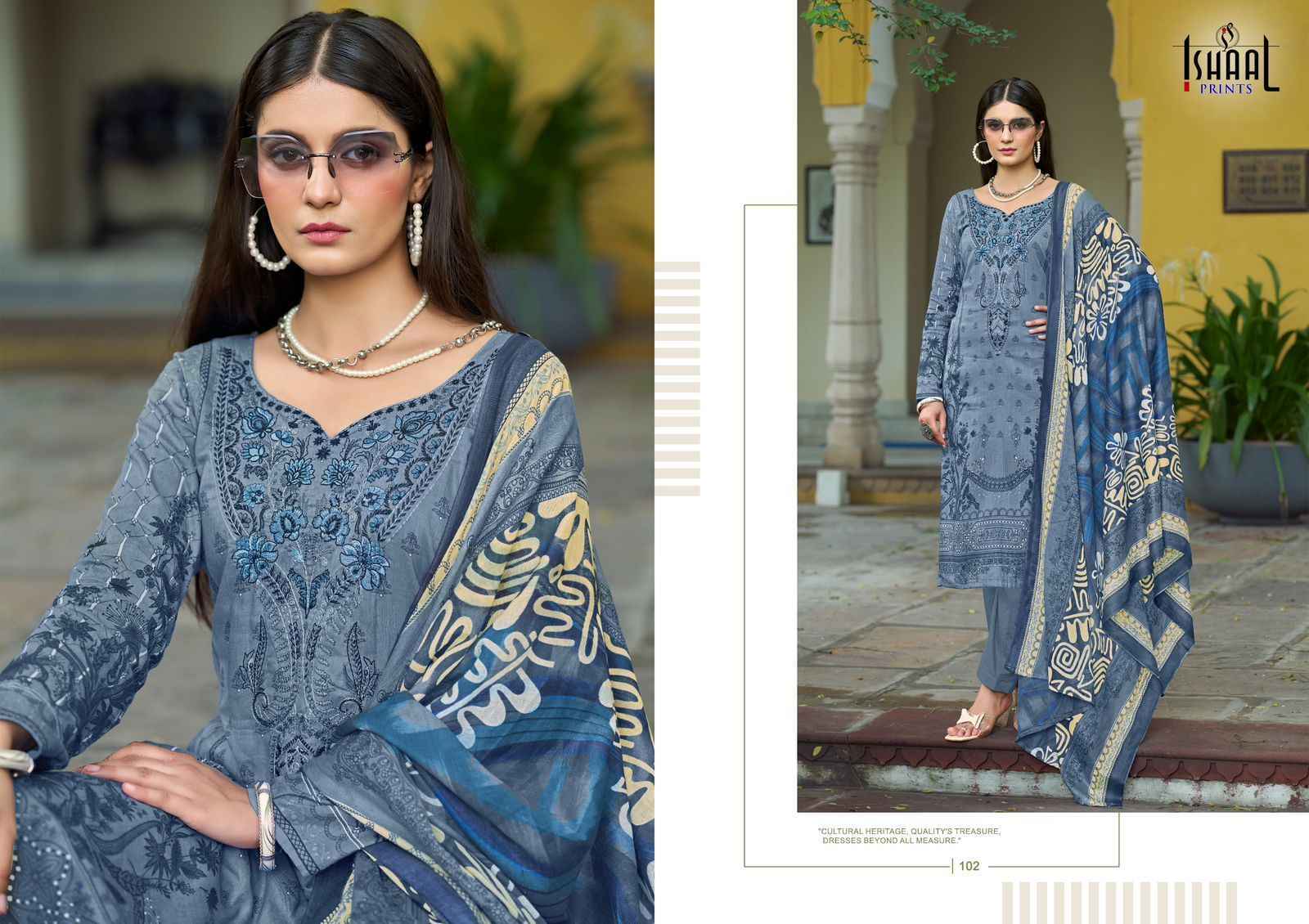 Ishaal Prints Maria Vol 1 Cotton Dress Material 10 pcs Catalogue