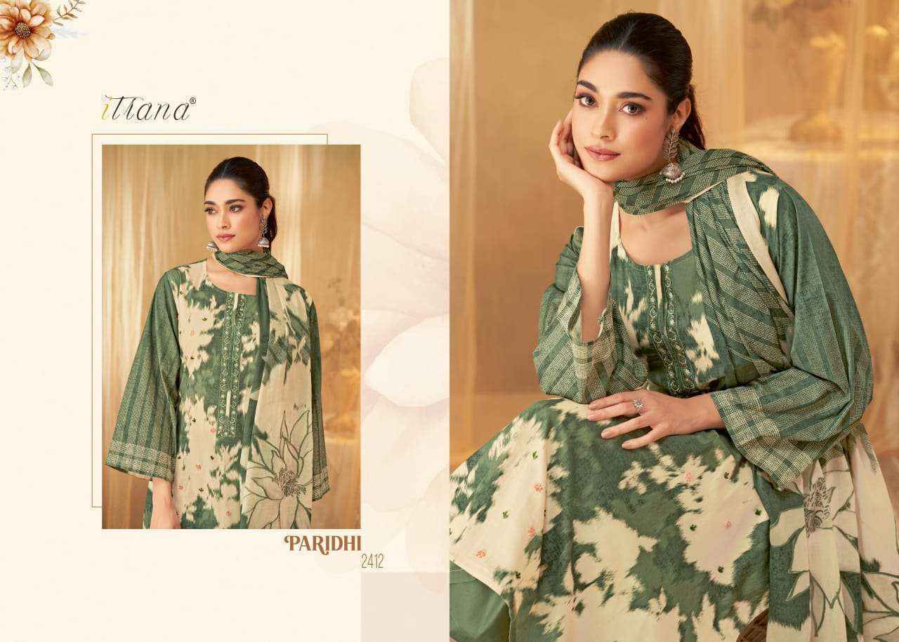Itrana Paridhi Cotton Dress Material 6 pcs Catalogue