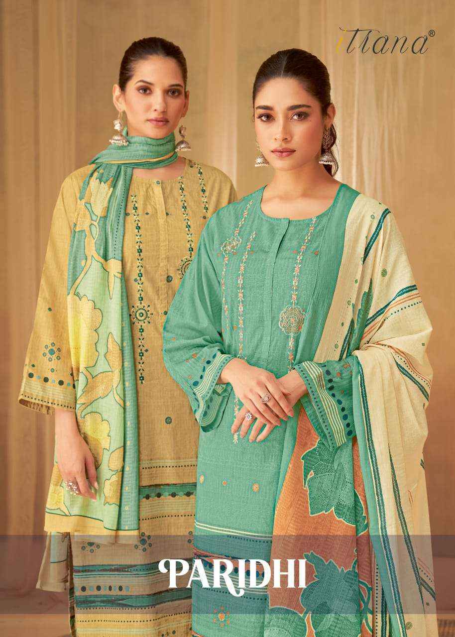 Itrana Paridhi Cotton Dress Material 6 pcs Catalogue