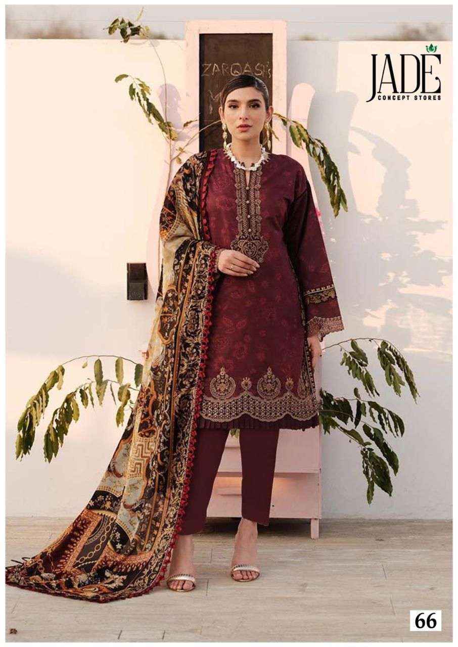 Jade Chevron Vol 7 Readymade Cotton Dress Material 6 Pc Catalog