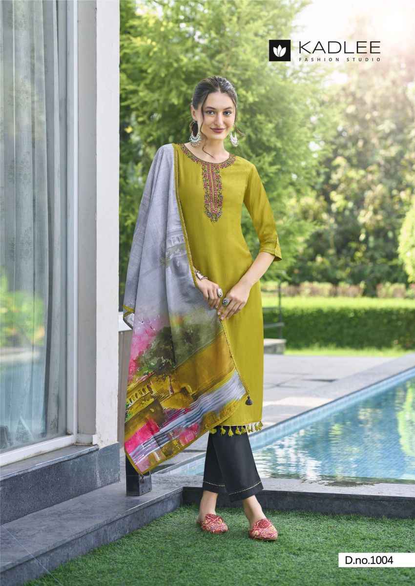 Kadlee Zarin Viscose Kurti Combo 6 pcs Catalogue