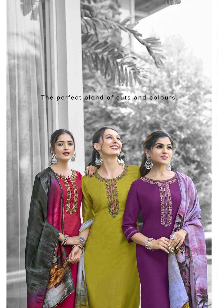 Kadlee Zarin Viscose Kurti Combo 6 pcs Catalogue