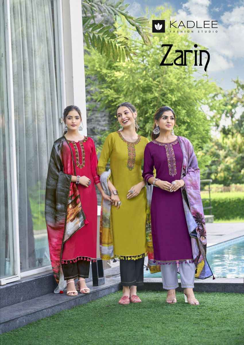 Kadlee Zarin Viscose Kurti Combo 6 pcs Catalogue