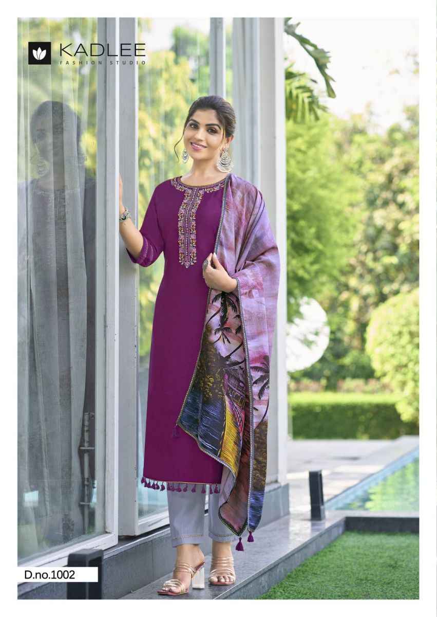 Kadlee Zarin Viscose Kurti Combo 6 pcs Catalogue