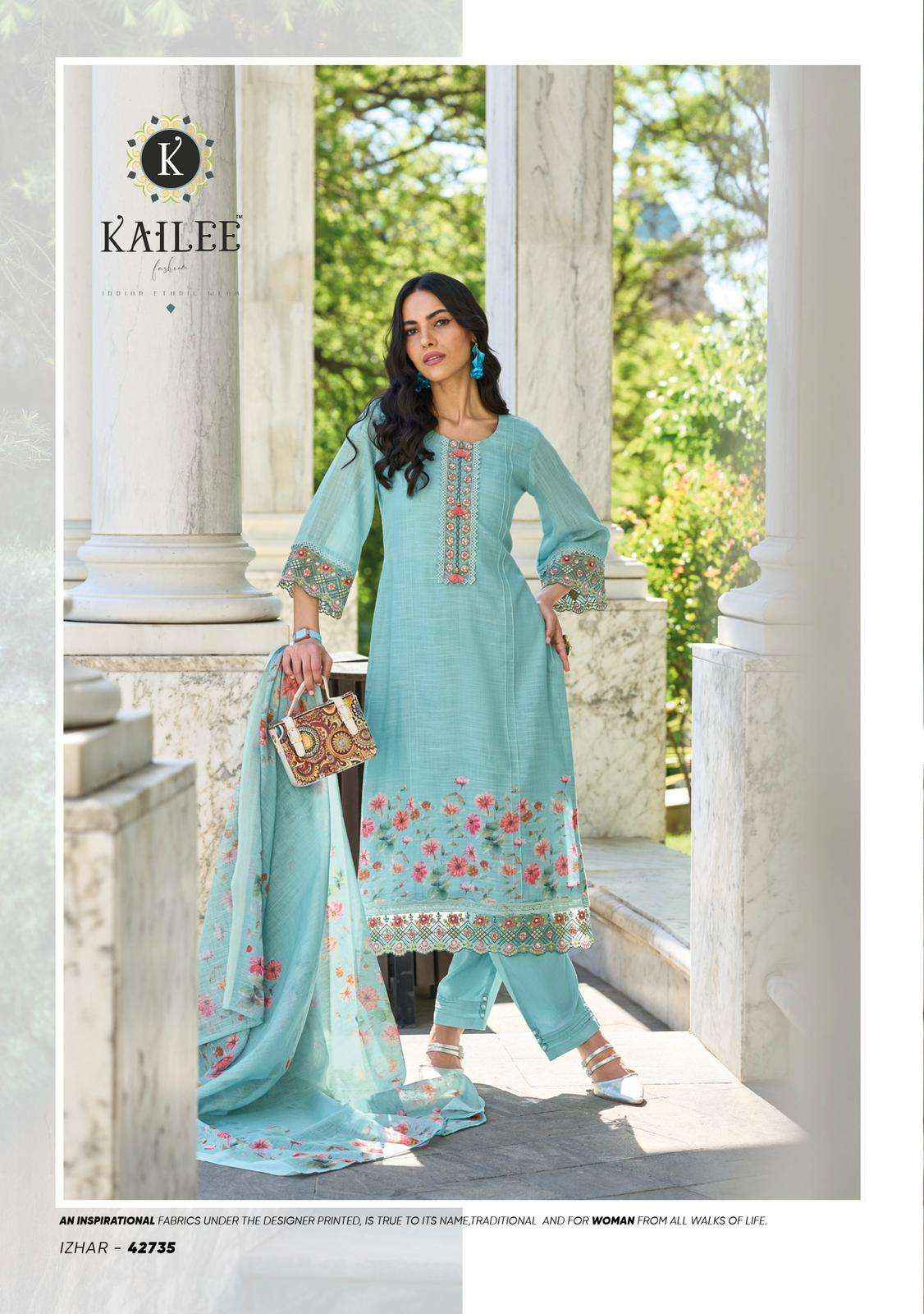 Kailee Fashion Izhaar Vol 3 Rayon Kurti Combo 6 pcs Catalogue