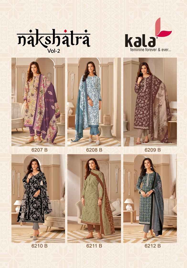 Kala Nakshatra Vol 2 Cotton Dress Material 12 pcs Catalogue
