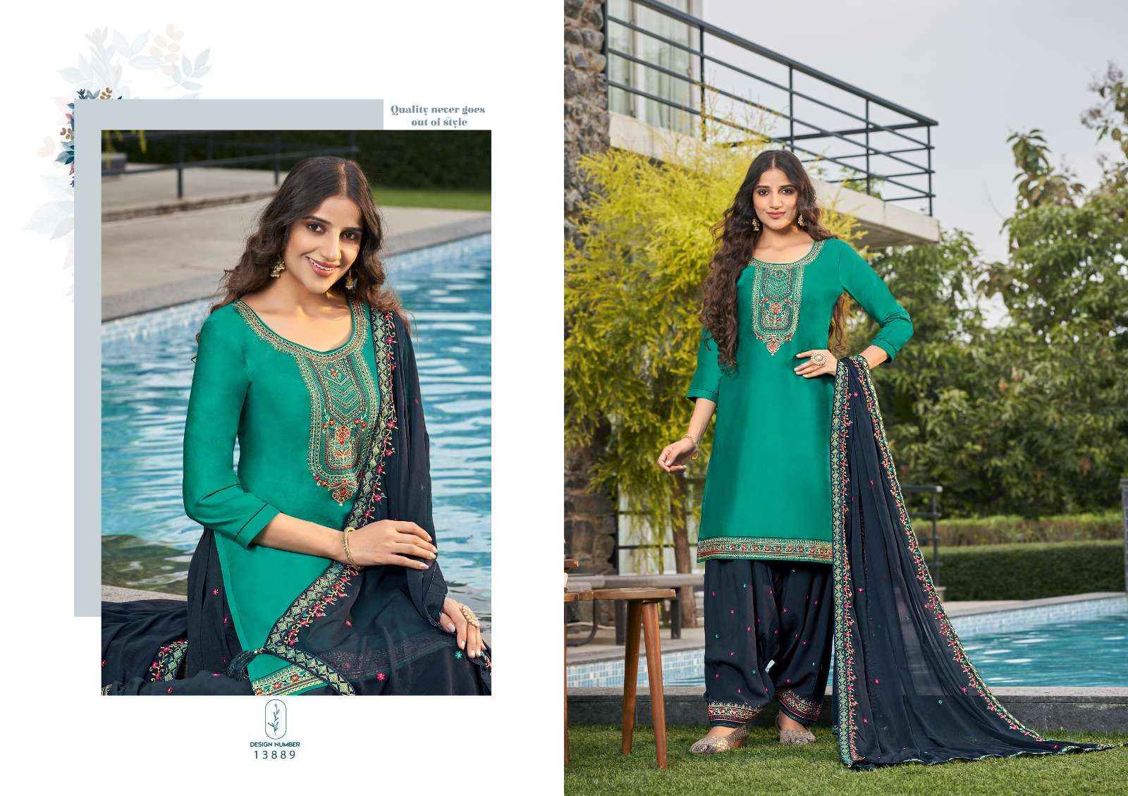 Kalaroop Kajree Fashion Of Patiyala Vol 36 Jam Silk Kurti Combo 6 pcs Catalogue