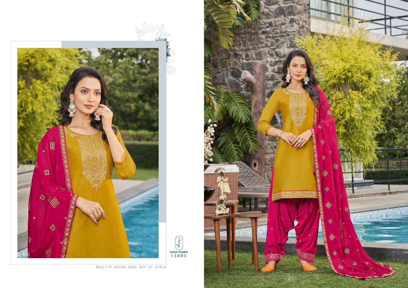 Kalaroop Kajree Fashion Of Patiyala Vol 36 Jam Silk Kurti Combo 6 pcs Catalogue