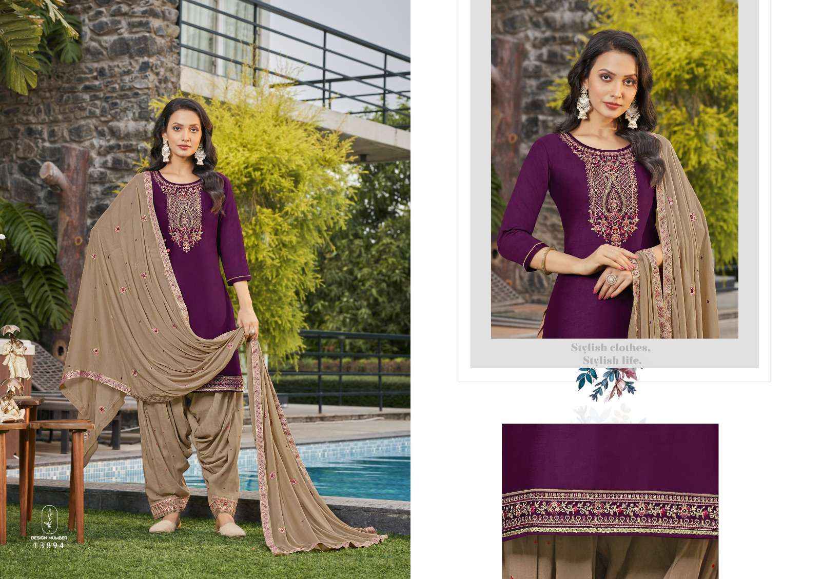 Kalaroop Kajree Fashion Of Patiyala Vol 36 Jam Silk Kurti Combo 6 pcs Catalogue