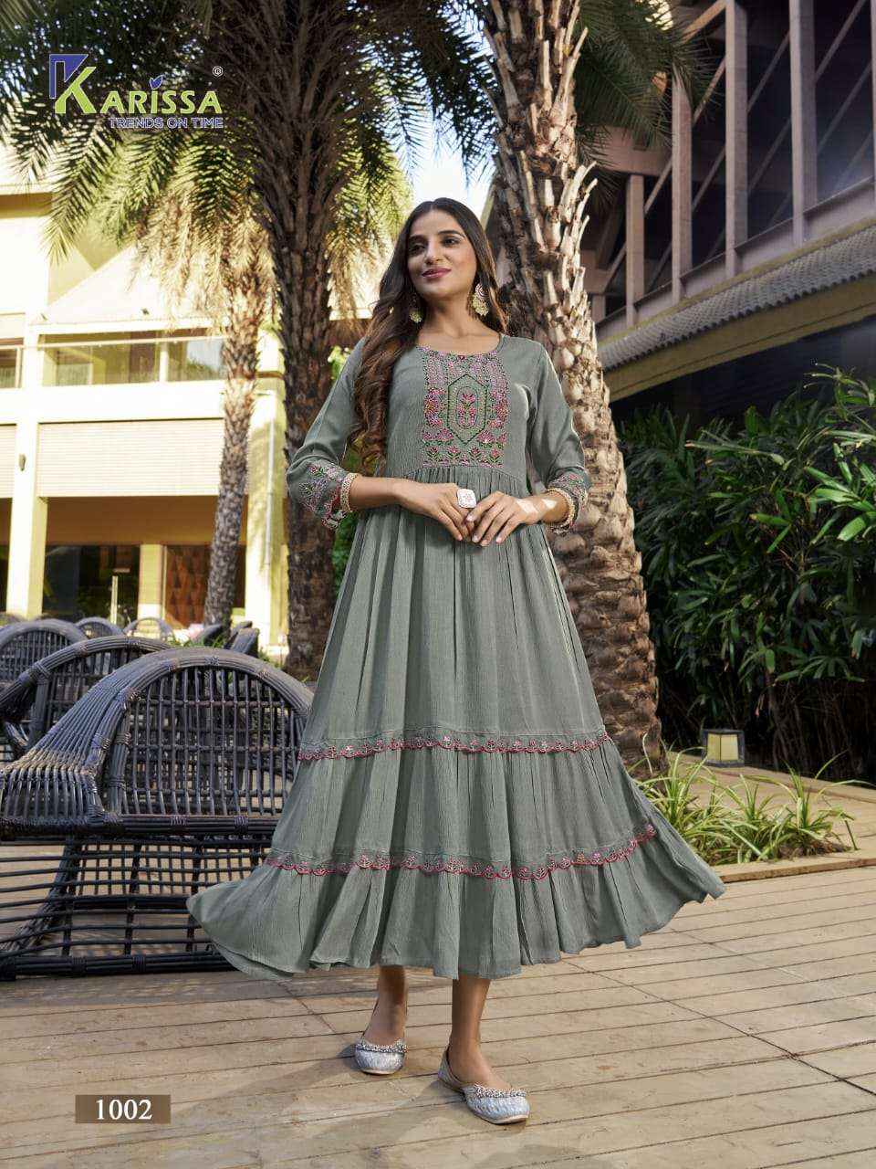 Karissa Zoya Vol 2 Reyon Kurti Designer Ladies Kurtis